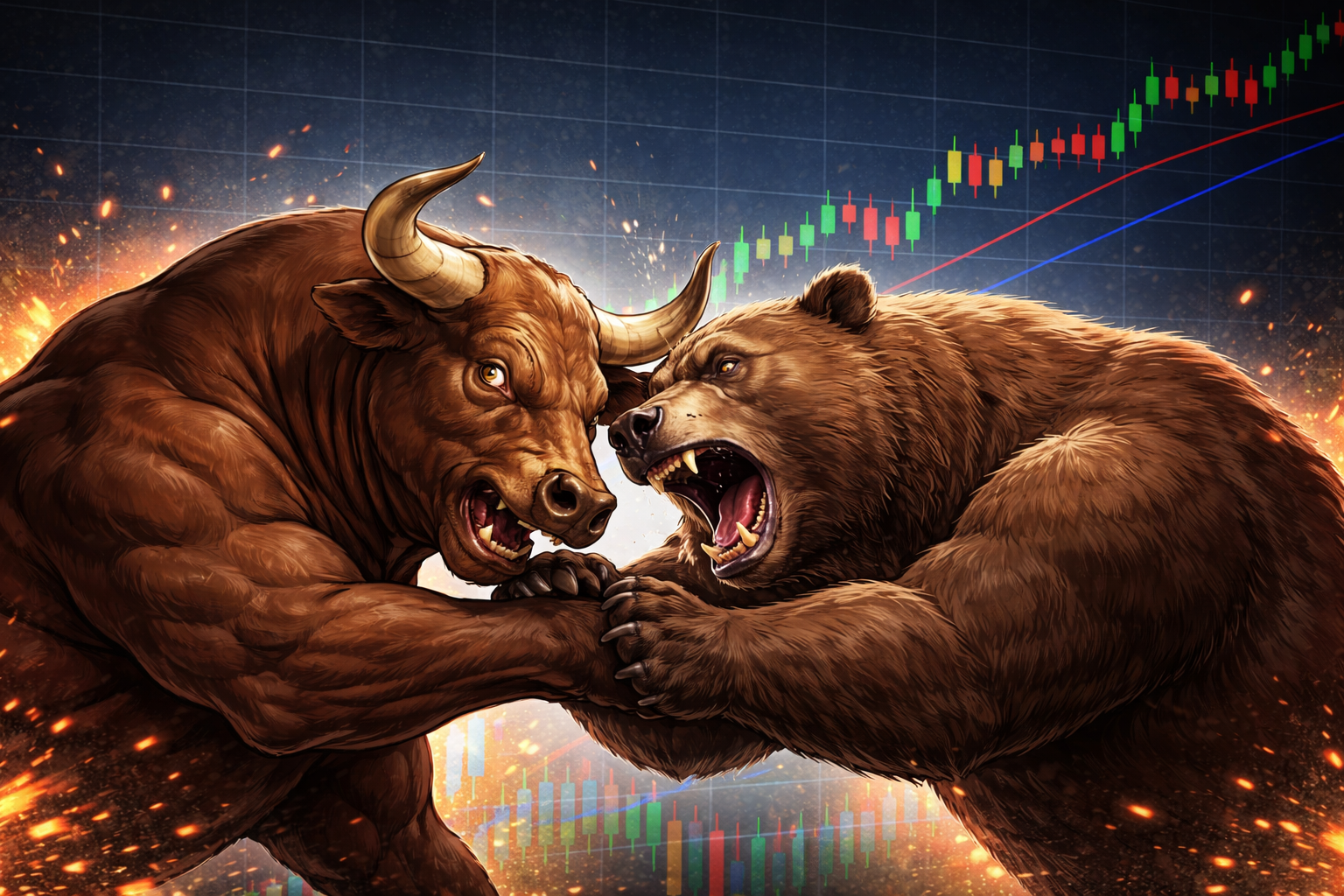 support and resistance trading chart example