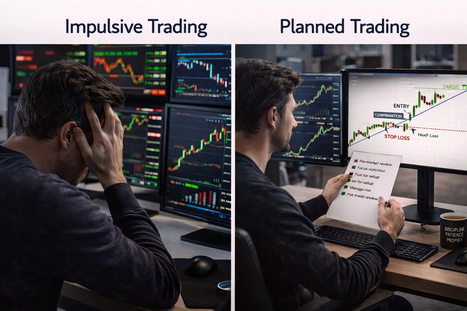 day trading routine checklist for beginners